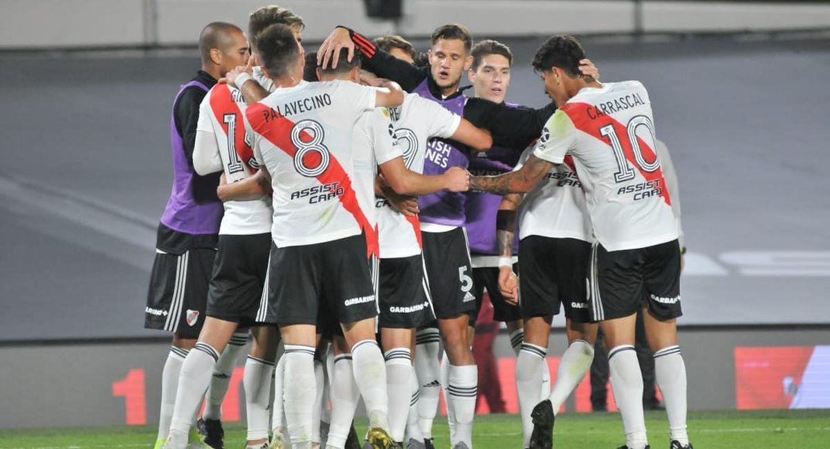 River Plate se quedó con el triunfo ante Colón. Foto: Twitter Interlatin Captura Futbolargentino.com