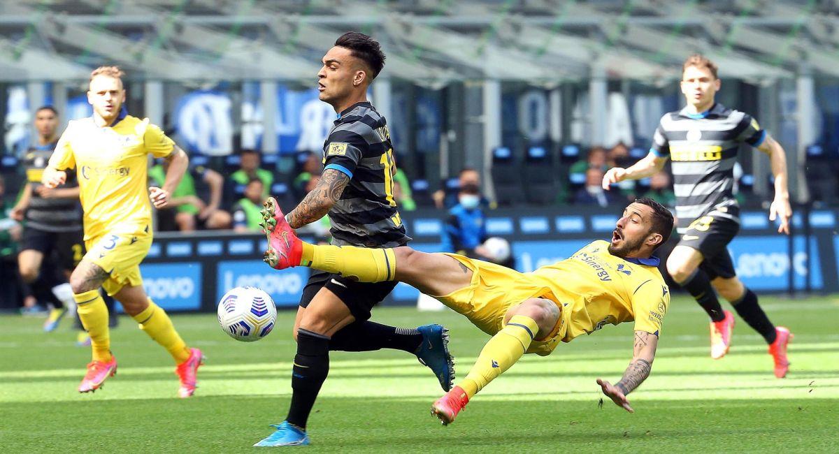 Lautaro Martínez sigue siendo titular en el Inter de Milán. Foto: EFE