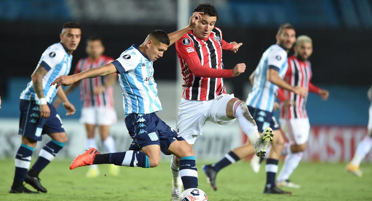 Racing rescató un punto ante Sao Paulo en la Copa Libertadores