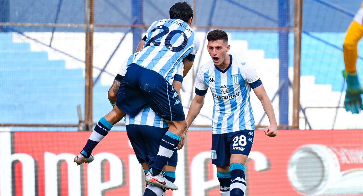 Racing Club logró su pase a los cuartos de final de la Copa de la Liga Profesional. Foto: Twitter Liga Profesional de Argentina