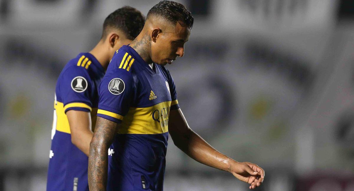 Boca Juniors no pudo con el Santos en Brasil. Foto: EFE