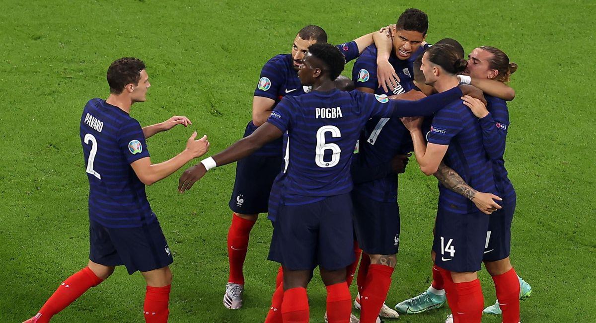 Francia hizo respetar su cancha ante Alemania en la Eurocopa. Foto: EFE