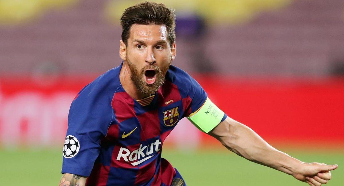 Lionel Messi, con la camiseta del Barcelona. Foto: Facebook Lionel Messi