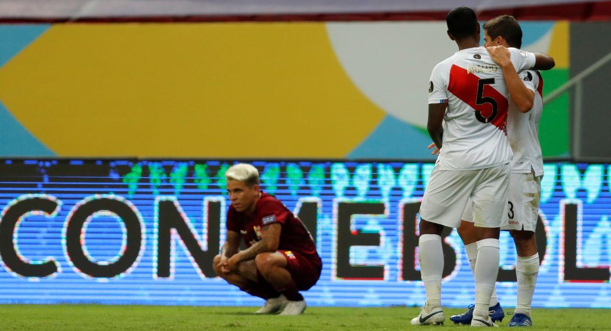 Perú sigue en la Copa América, mientras que Venezuela se despidió. Foto: EFE