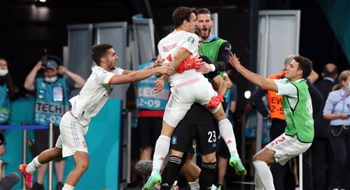 España vence a Suiza en penales y es semifinalista