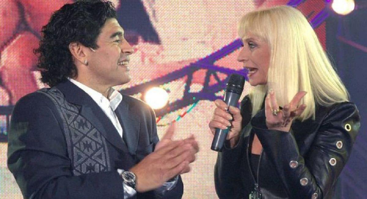 Diego Maradona fue gran amigo de Raffaella Carrá. Foto: Archivo