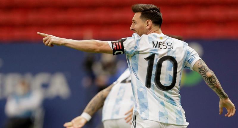 Messi encabeza el equipo ideal de la Copa América