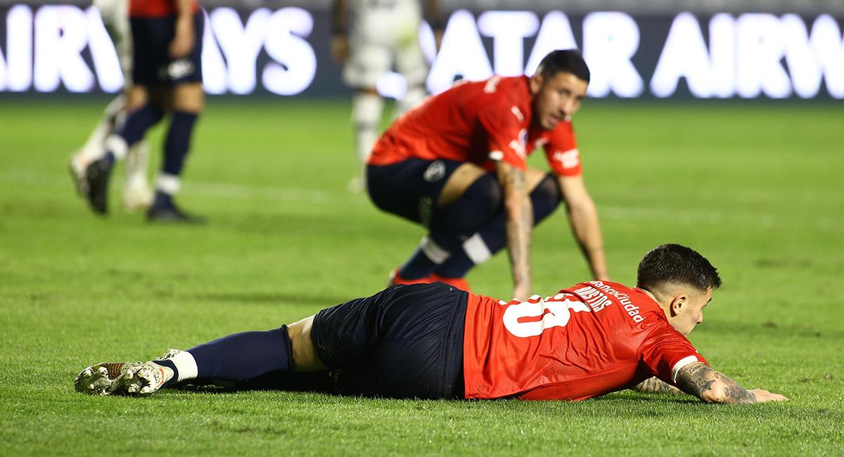 Independiente no estuvo fino en el toque final. Foto: EFE