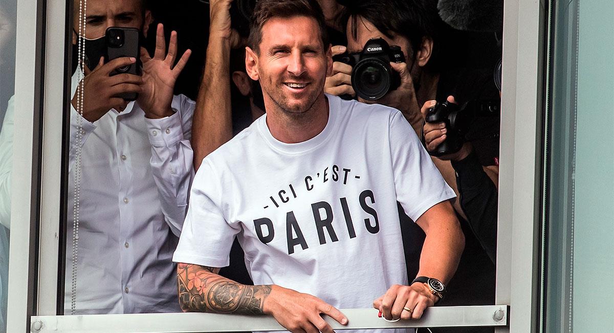 Lionel Messi en París. Foto: EFE