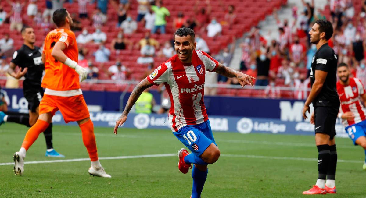 Ángel Correa anotó el único gol a los 39 minutos. Foto: EFE