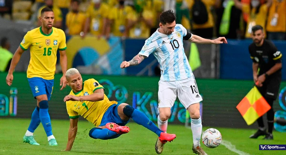 Argentina visitará a Brasil el 5 de septiembre. Foto: TyC Sports