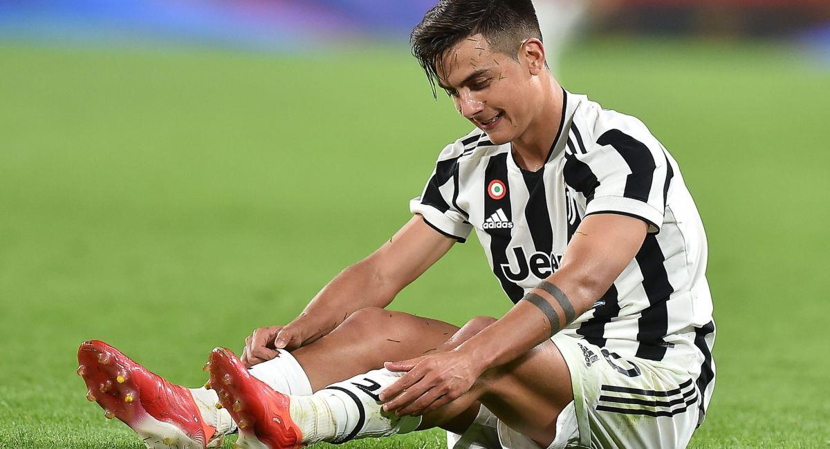 Paulo Dybala se lesionó jugando por la Juventus. Foto: EFE