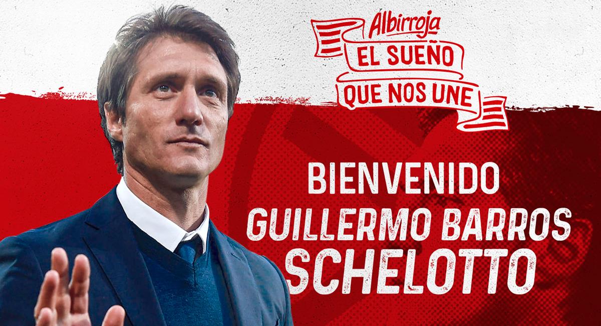 Guillermo Barros Schelotto es nuevo DT de Paraguay. Foto: Twitter @Albirroja