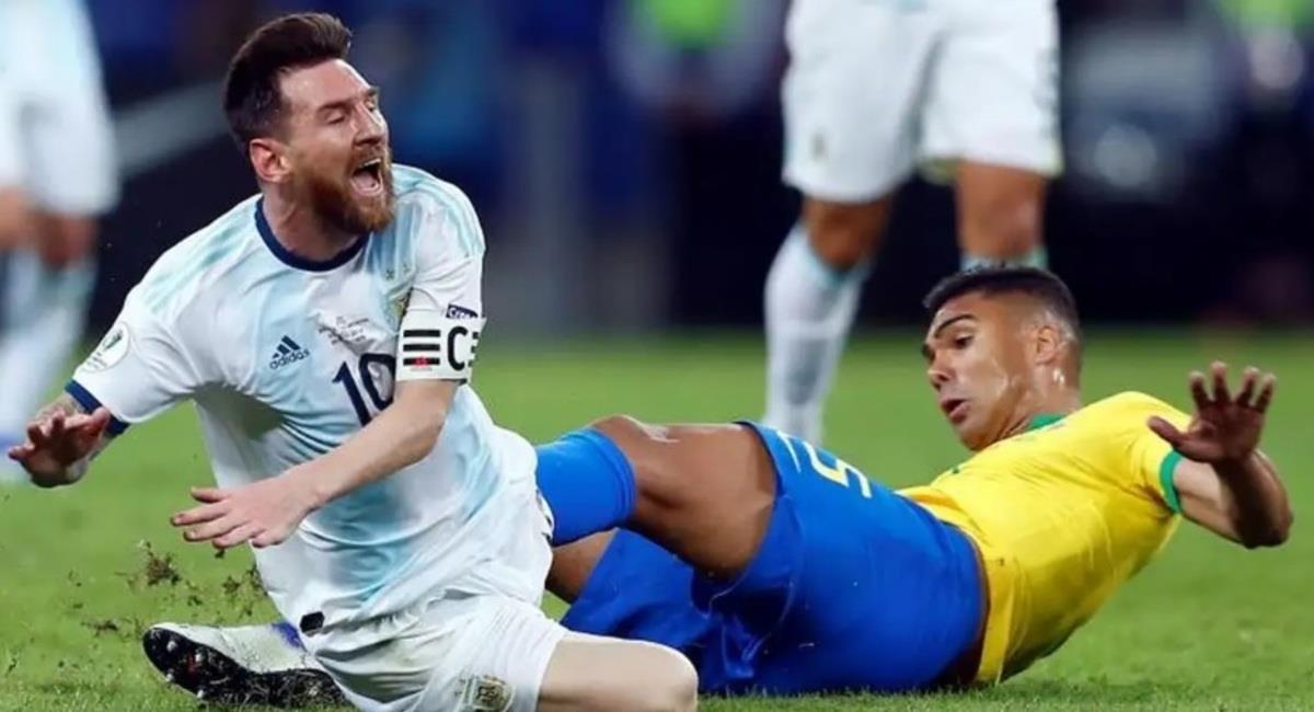 Argentina vs Brasil. Foto: EFE