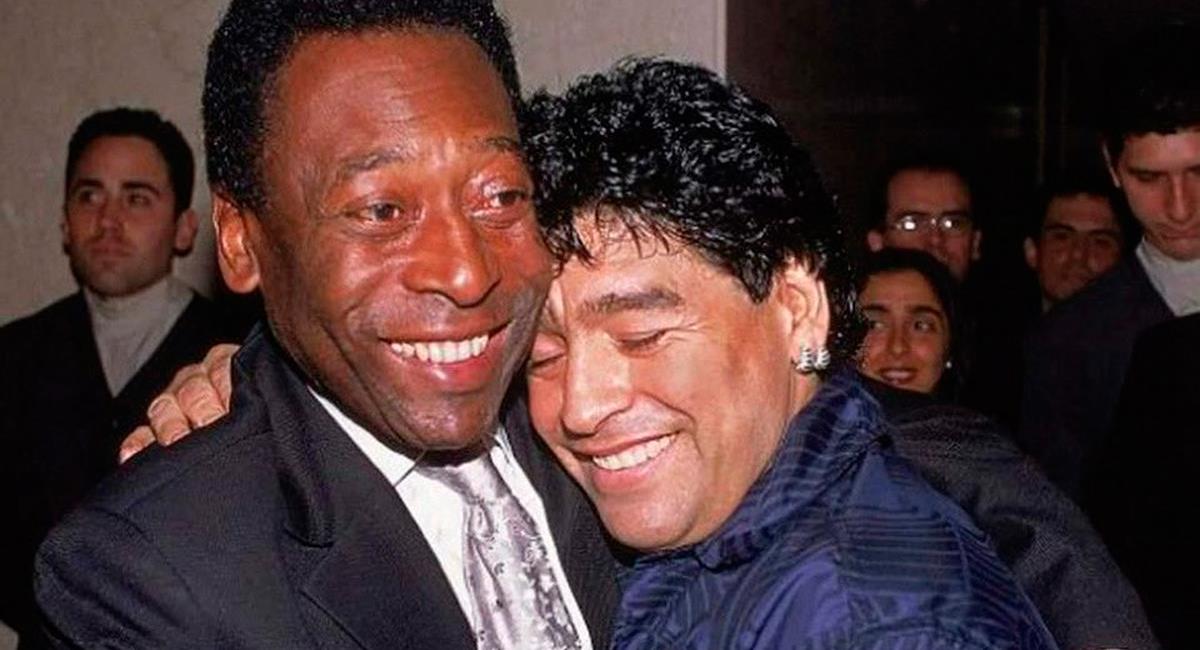 Diego Maradona y Pelé fueron grandes amigos. Foto: Twitter @Pele
