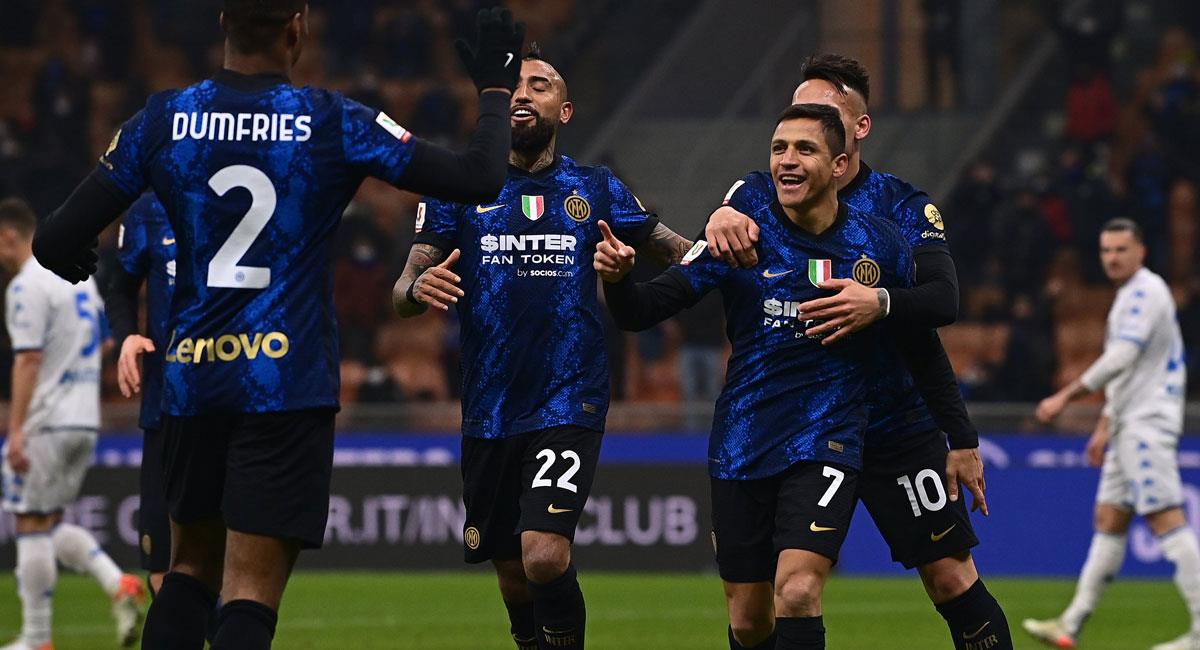 Inter avanzó a los cuartos de final de la Copa Italia. Foto: Twitter @Inter