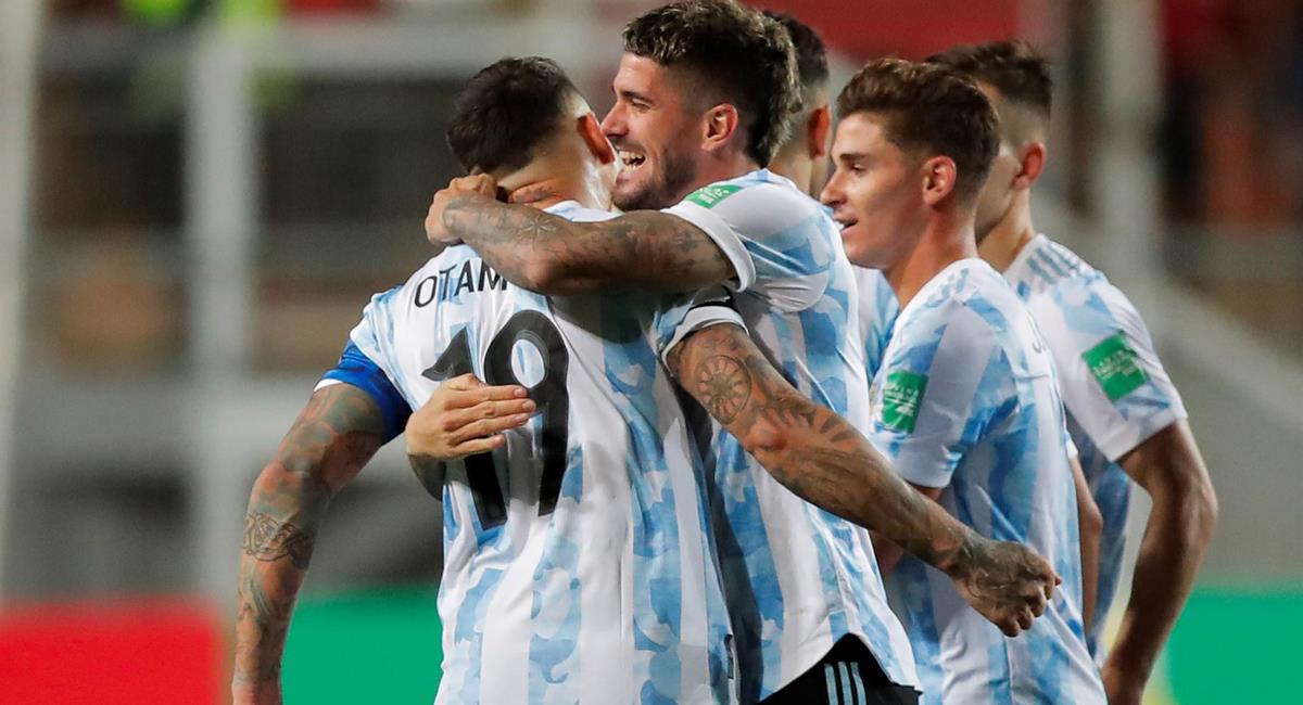 Argentina es segundo en Eliminatorias con 32 puntos. Foto: EFE