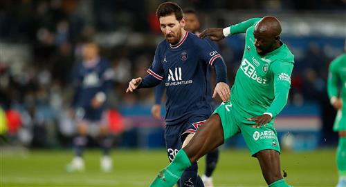 Con doble asistencia de Messi, PSG derrotó 3-1 a Saint Etienne
