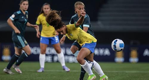 Argentina cayó 3-0 con Brasil por la Conmebol Sub17 Femenina
