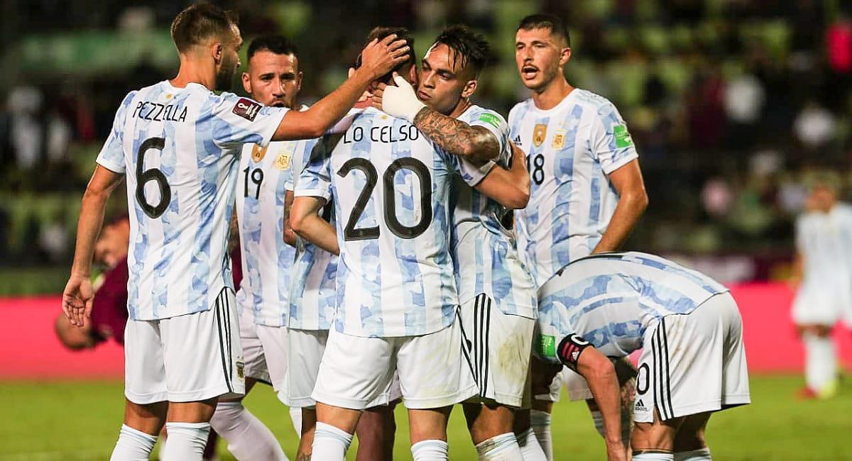 Argentina vs Venezuela por la  fecha 17 de Eliminatorias Sudamericanas. Foto: Twitter @Argentina