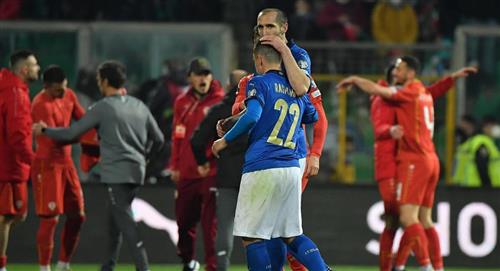 Siamo fuori della Coppa. Italia perdió con Macedonia y quedó afuera de Qatar 2022