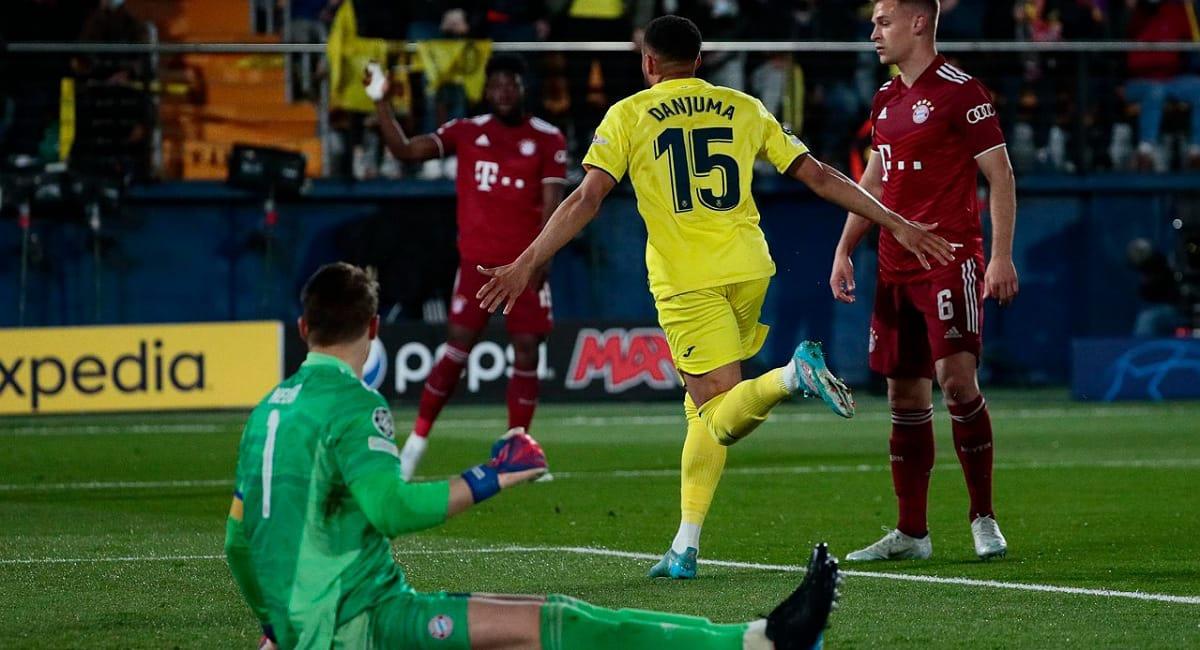 Danjuma marcó el gol de la victoria de Villareal sobre Bayern Múnich. Foto: EFE
