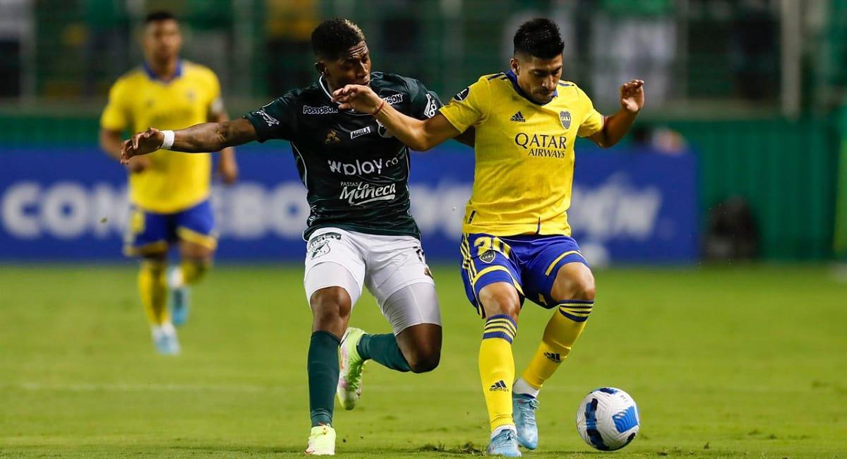 Boca Juniors perdió 2-0 ante Deportivo Cali en la primera fecha de la Copa Libertadores. Foto: EFE