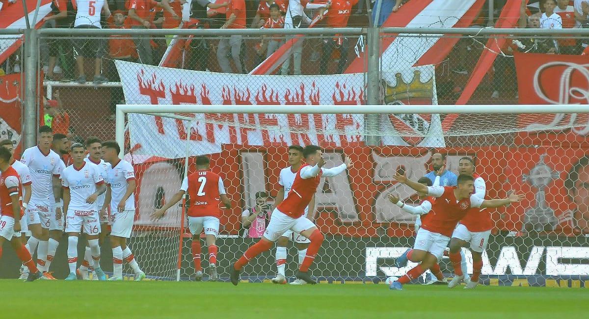 El Rojo cerró su participación goleando 3-0 al Globo en el Libertadores de América. Foto: Twitter @LigaAFA
