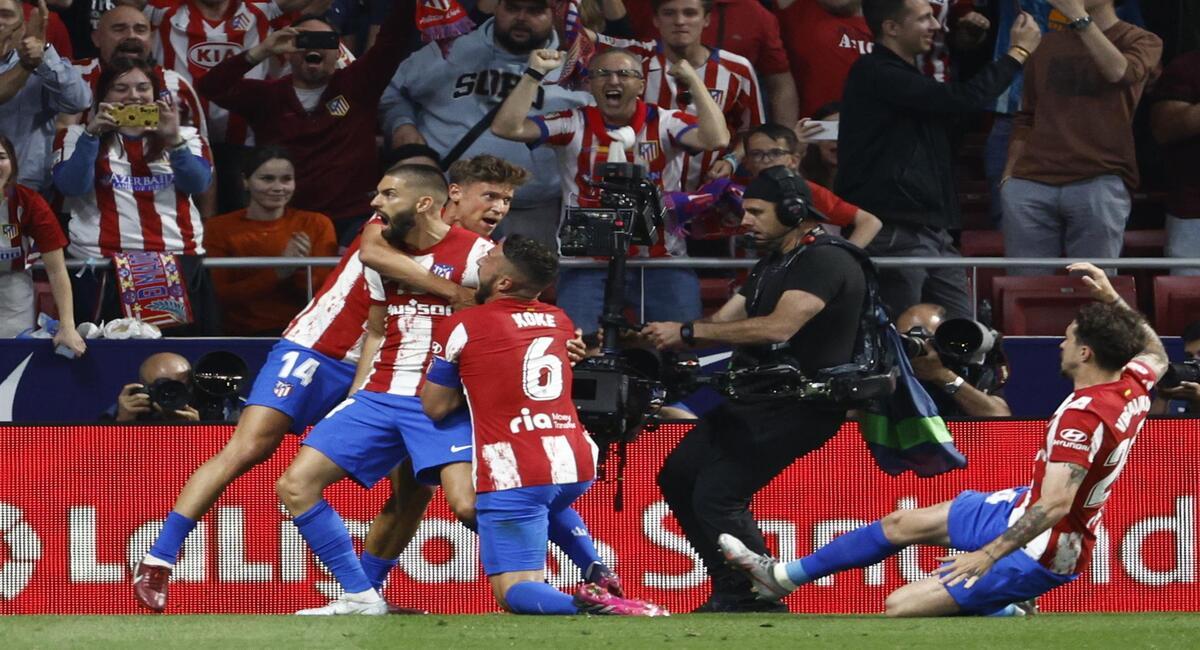 Carrasco le dio la victoria al equipo del Cholo sobre el Real Madrid. Foto: EFE