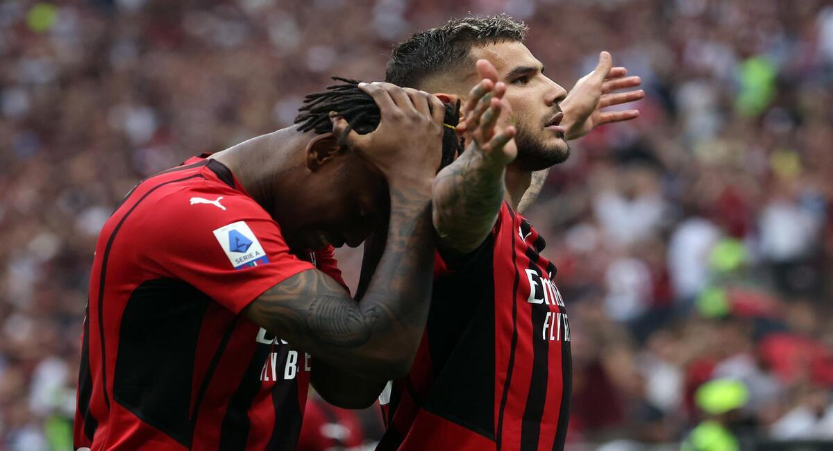 Hernández marcó el segundo del Milan en la victoria 2-0 sobre Atalanta. Foto: EFE