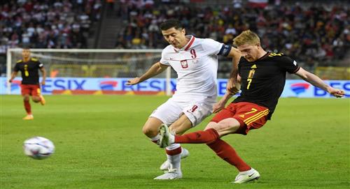 Polonia, rival de Argentina en Qatar, cayó goleado 6-1 por Bélgica