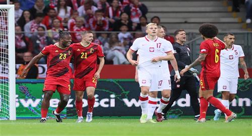 ¡Atento Scaloni! Polonia perdió 1-0 con Bélgica por la Nations League