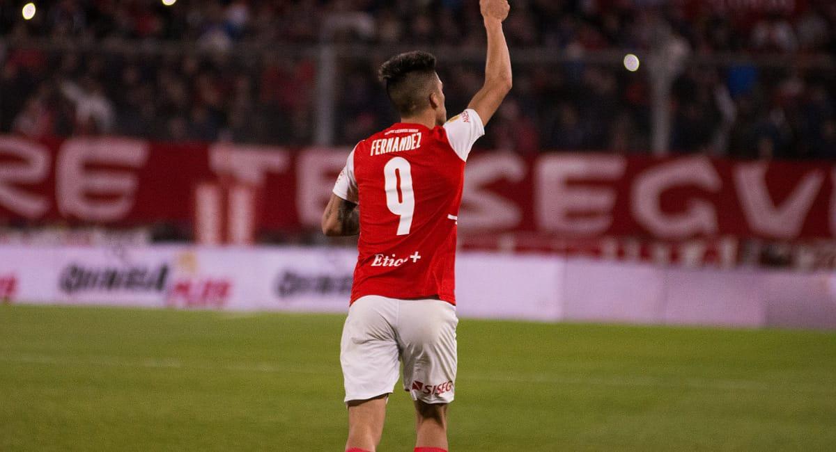 Leandro Fernández marcó el segundo gol de Independiente. Foto: Twitter @Independiente