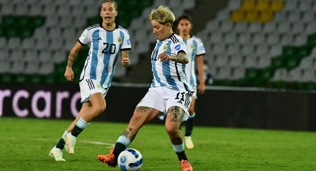 Yamila Rodríguez será parte del 11 de la Selección de Portanova. Foto: Twitter @Argentina