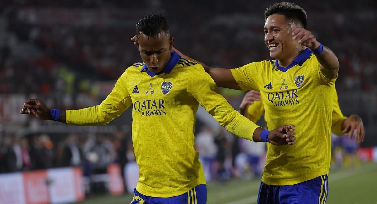 Villa marcó el gol de la victoria de Boca en el último Superclásico. Foto: Twitter @BocaJrsOficial