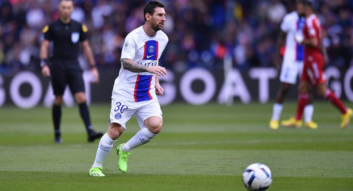 Lionel Messi disputa su segunta temporada con PSG. Foto: EFE