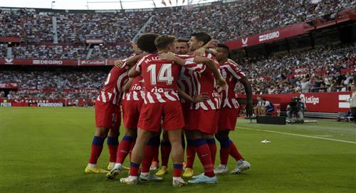 Atlético Madrid venció 2-0 a Sevilla, por la fecha 7 de la Liga 
