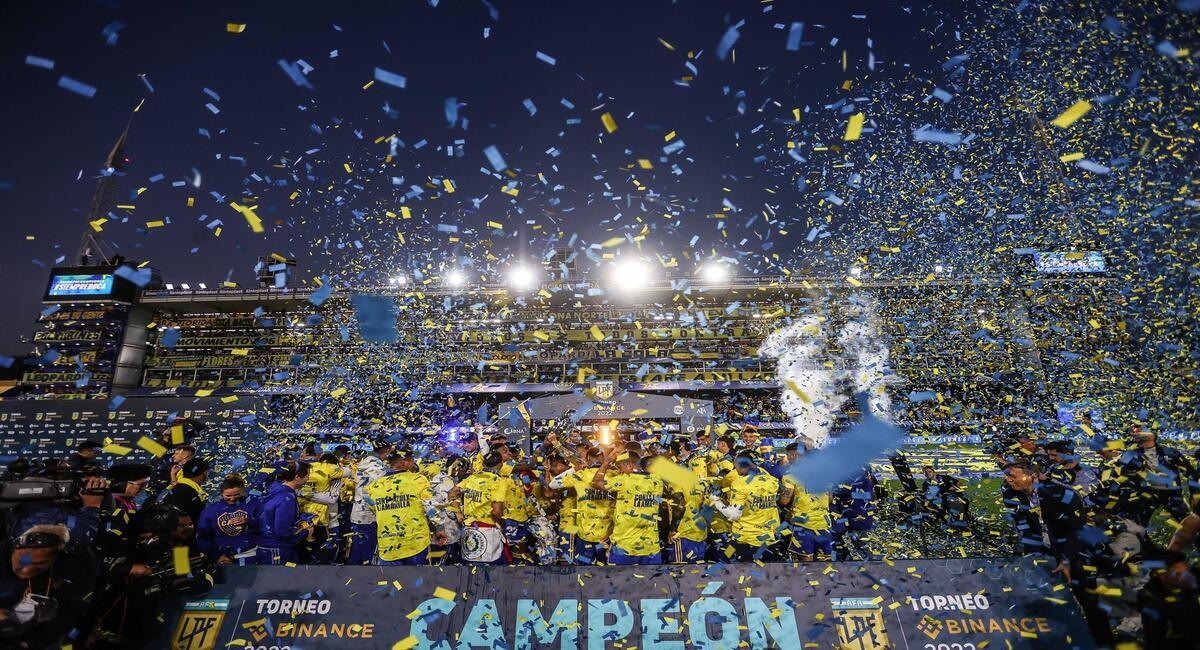 Boca Juniors se consagró campeón de la Liga Profesional 2022. Foto: EFE