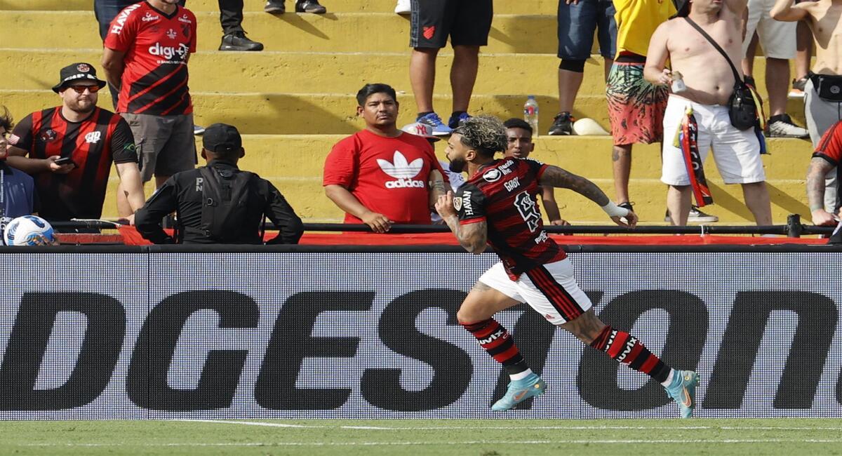 Gagibol volvió a marcar en una final de Copa Libertadores. Foto: EFE