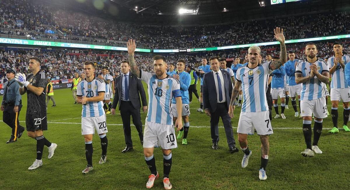Selección argentina. Foto: Twitter @Ieomessiok