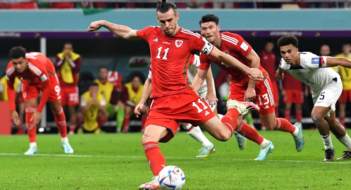 Gareth Bale, anotó el empate entre Estados Unidos 1-1 Gales. Foto: EFE