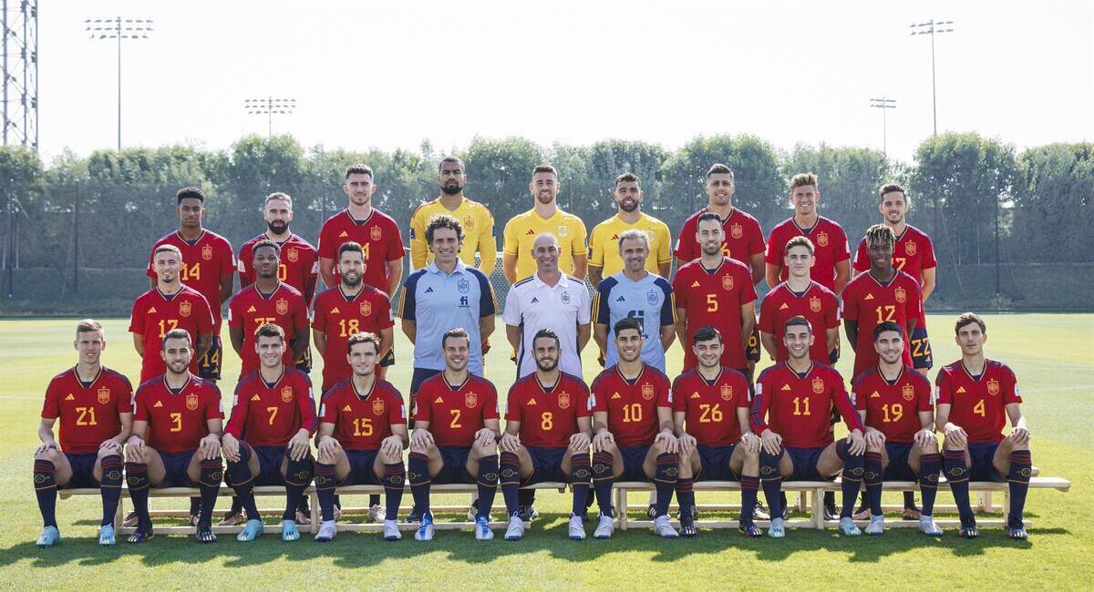 La Selección de España se prepara para el debut en el Mundial Qatar 2022. Foto: EFE