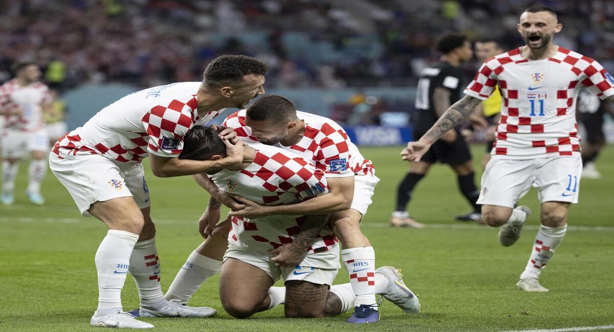 Croacia lo dio vuelta y se quedó con los tres puntos. Foto: EFE