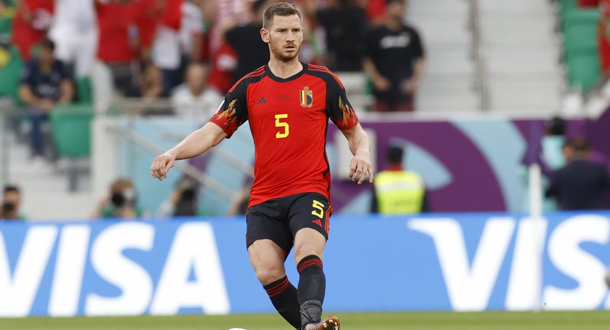 Jan Vertonghen, defensa de la Selección de Bélgica. Foto: EFE