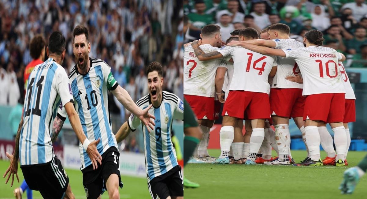 Argentina se enfrenta a Polonia, por la fecha 3 del Mundial Qatar 2022. Foto: EFE