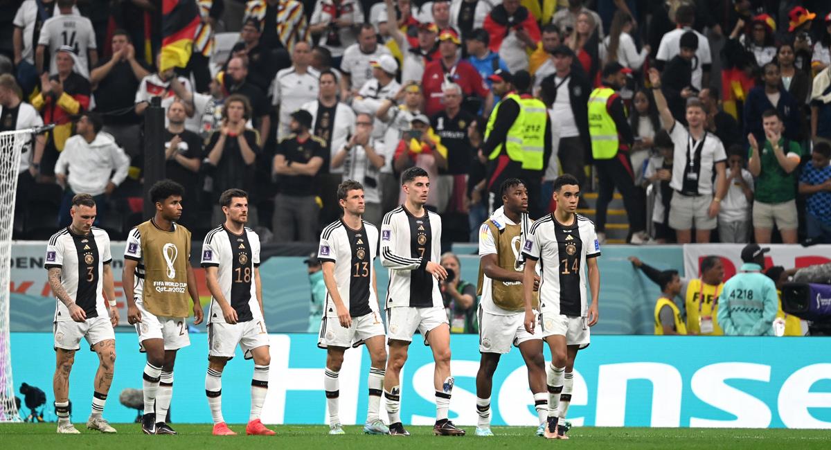 Alemania eliminada del Mundial Qatar 2022. Foto: EFE