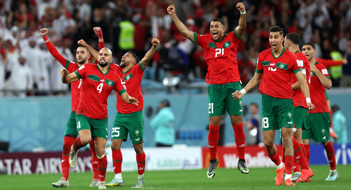 Marruecos venció a España por penales y clasificó a los cuartos de final. Foto: EFE