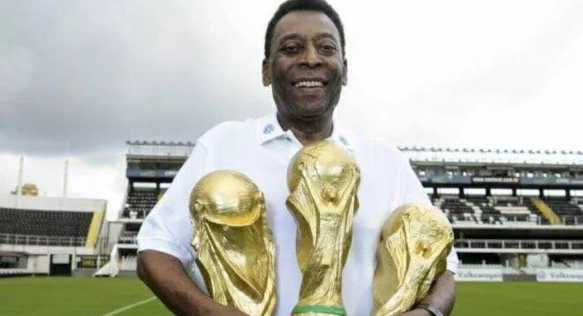 Pelé, máximo referente del fútbol brasileño. Foto: Twitter @Pele