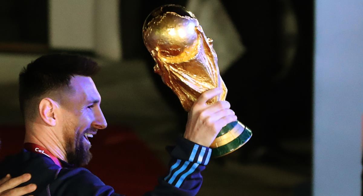 Lionel Messi ganó el Olimpia de Oro tras el Mundial. Foto: EFE