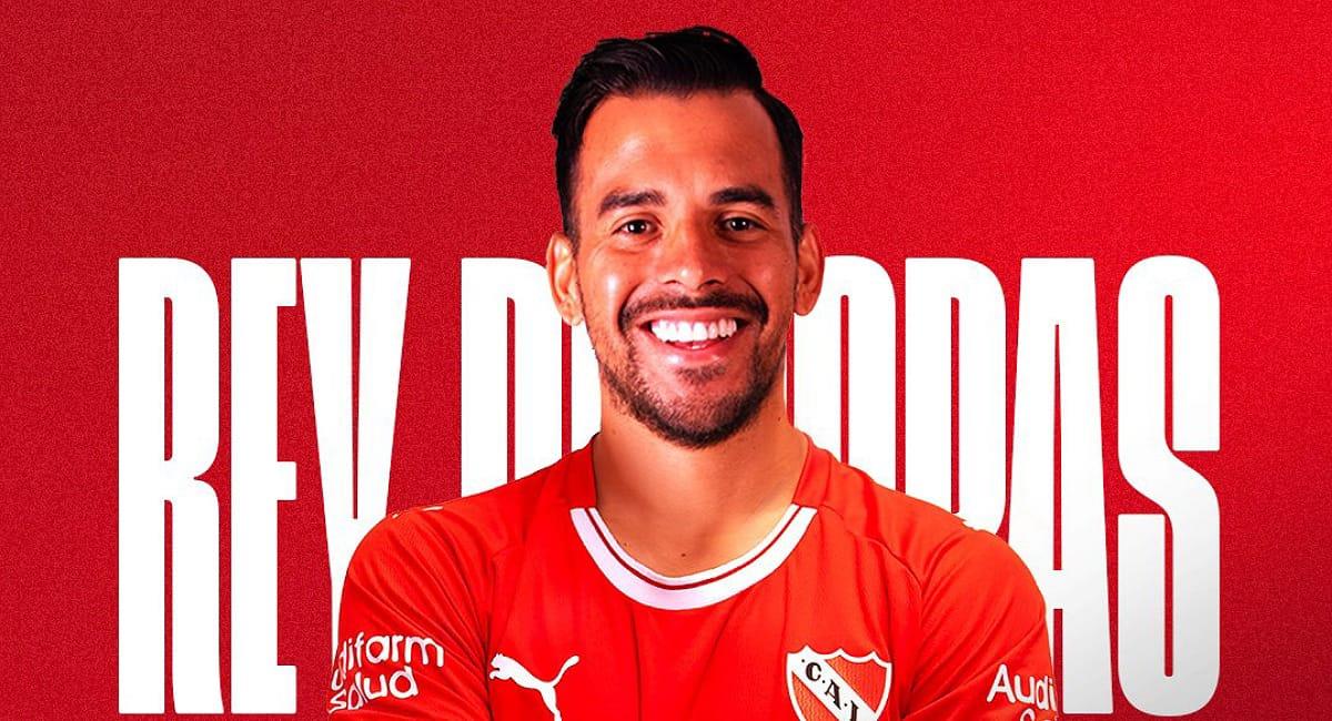 Báez ya es jugador de Independiente. Foto: Twitter @Independiente